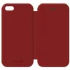 Evelatus Samsung Galaxy A6 Plus 2018 Custodia a libro rosso vino