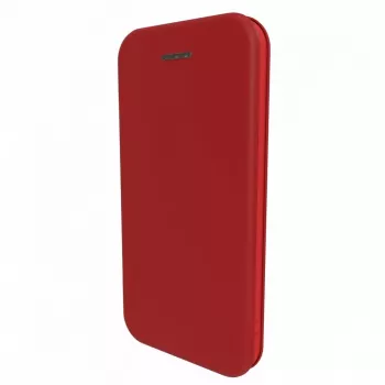 Evelatus Samsung Galaxy A6 Plus 2018 Custodia a libro rosso vino