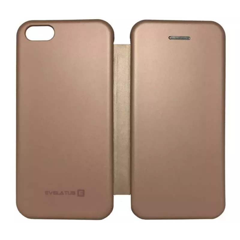 Evelatus Samsung Galaxy S9 Custodia a libro Rose Gold