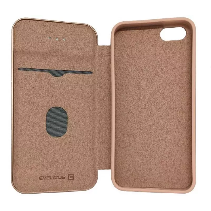 EVELATUS Huawei P Smart 2019 Book Case oro rosa