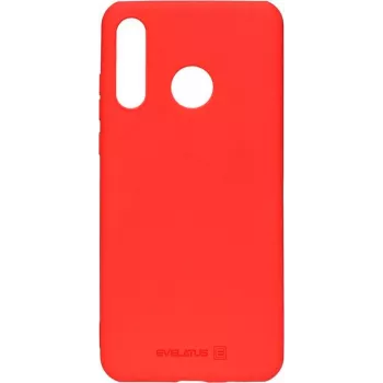 Evelatus Huawei P30 Lite Nano Silicone Case Soft Touch TPU rosso
