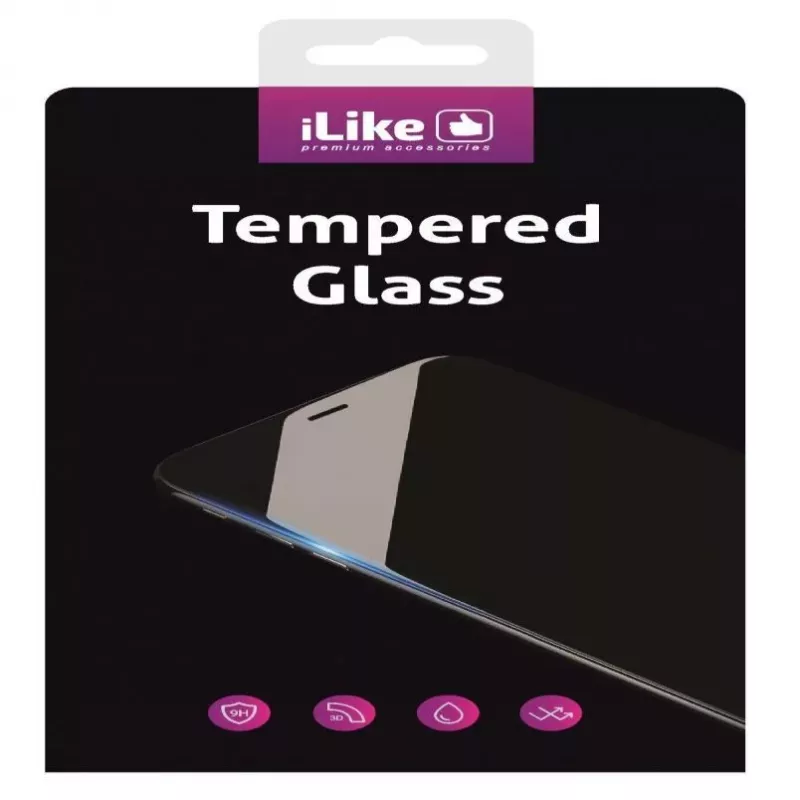 iLike Apple iPhone 7 Plus / 8 Plus 3D Apple Black Cover posteriore