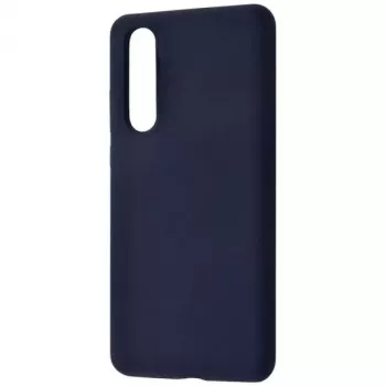Evelatus Huawei P30 Premium Soft Touch Silicone Case blu mezzanotte