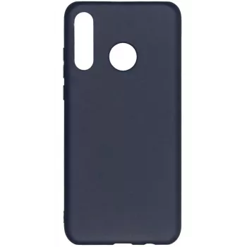 Evelatus Huawei P30 Lite Premium Soft Touch Silicone Case blu mezzanotte