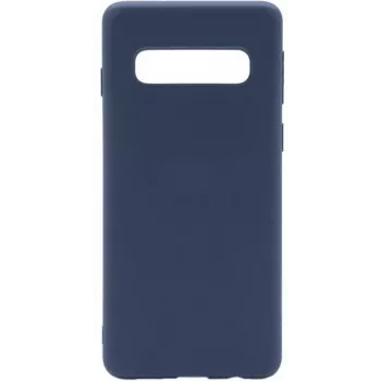 Evelatus Samsung S10 Soft Premium Soft Touch Silicone Case blu mezzanotte
