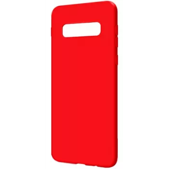 Evelatus Samsung Galaxy S10 Premium Soft Touch custodia in silicone rosso