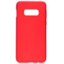 Evelatus Samsung Galaxy S10e Custodia in silicone Premium Soft Touch rossa
