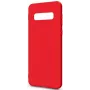 Evelatus Samsung Galaxy S10 Plus Custodia in silicone Premium Soft Touch rossa
