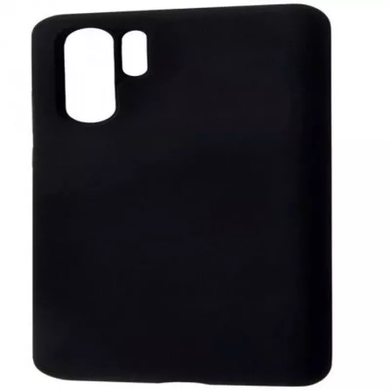 Evelatus Huawei P30 Pro Custodia in silicone Premium Soft Touch nera