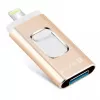 Evelatus Chiavetta USB a Lightning 32GB 3in1 (USB, iPhone e Micro) oro