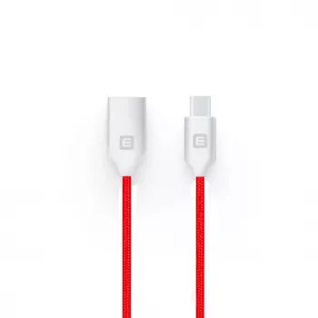 Evelatus Cavo Micro-USB EDC04 rosso 1m