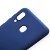 Evelatus Samsung Galaxy A20 Custodia a libro blu scuro