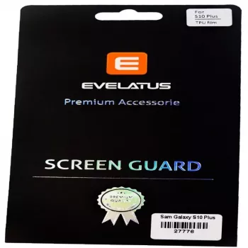 Evelatus Samsung Galaxy S10 Plus Pellicola protettiva per display TPU