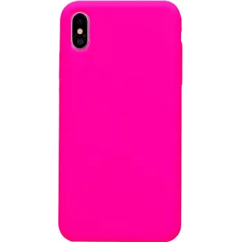 Evelatus Apple iPhone XR Custodia in silicone Premium Soft Touch Hot Pink