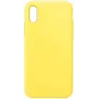 Evelatus Apple iPhone XR Custodia in silicone Premium Soft Touch Light Yellow