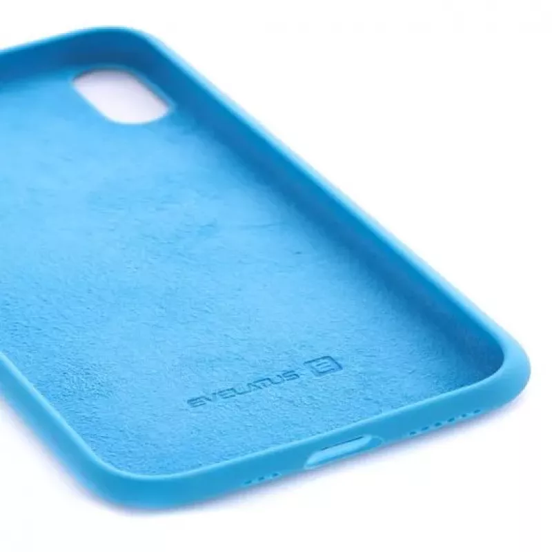 Evelatus Apple iPhone XR Custodia in silicone Premium Soft Touch Sky Blue