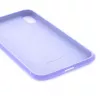 Evelatus Apple iPhone Xs Custodia in silicone Premium Soft Touch Lilac Purple