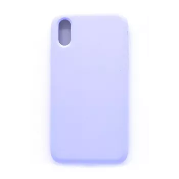 Evelatus Apple iPhone Xs Custodia in silicone Premium Soft Touch Lilac Purple