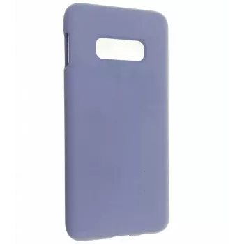 Evelatus Samsung Galaxy S10e Premium Soft Touch Custodia in silicone grigio lavanda