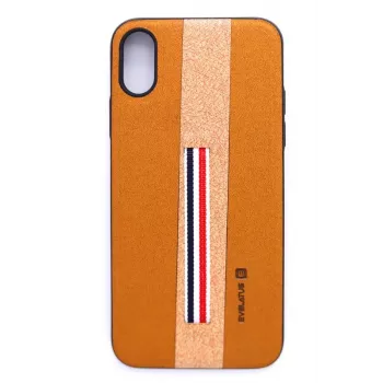 Evelatus Apple iPhone X Dazzel Brown Cover posteriore