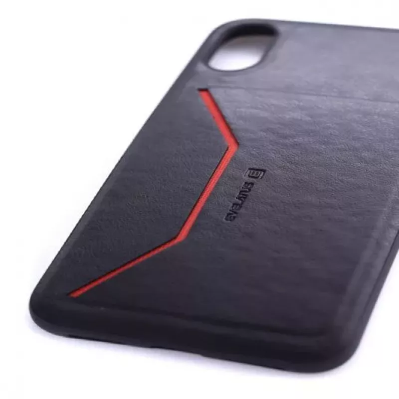 Evelatus Apple iPhone X Nobel Black Cover posteriore