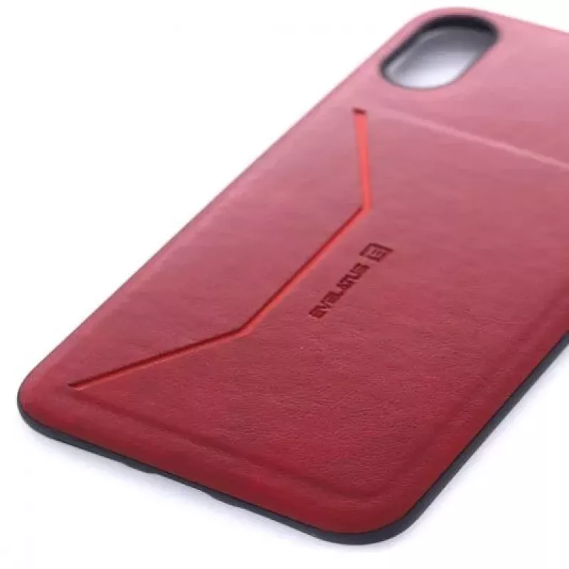 Evelatus Apple iPhone X Nobel Red Cover posteriore in silicone liquido
