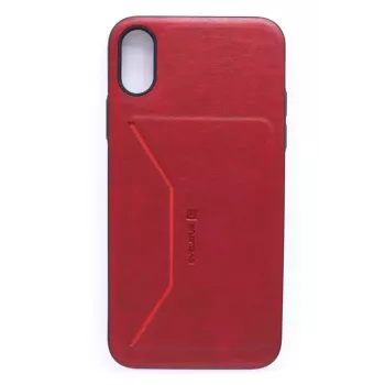 Evelatus Apple iPhone X Nobel Red Cover posteriore in silicone liquido
