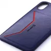 Evelatus Apple iPhone X Nobel Blue Cover posteriore in silicone