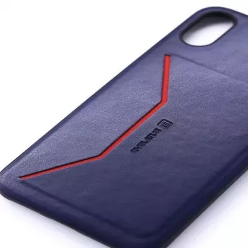Evelatus Apple iPhone X Nobel Blue Cover posteriore in silicone