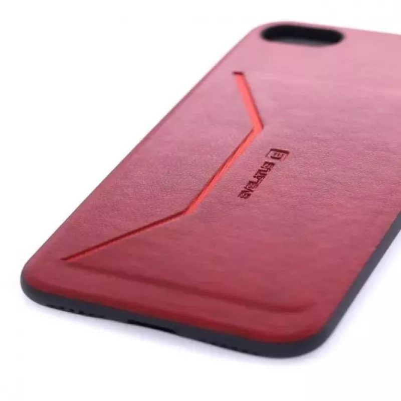 Evelatus Apple iPhone 7/8 Nobel Red Cover posteriore - silicone soft-touch