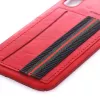 Evelatus Apple iPhone X Cubit Plastic Red Cover posteriore