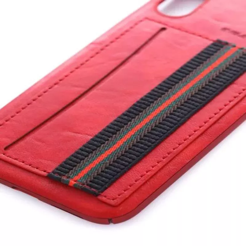 Evelatus Apple iPhone X Cubit Plastic Red Cover posteriore