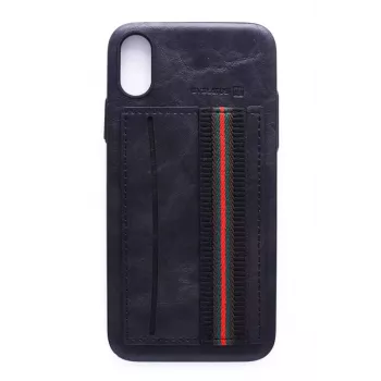 Evelatus Apple iPhone X Cubit Plastic Black Cover posteriore