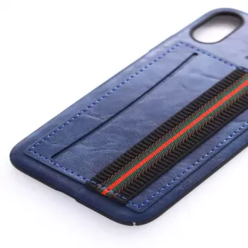Evelatus Apple iPhone X Cubit Plastic Blue Cover posteriore