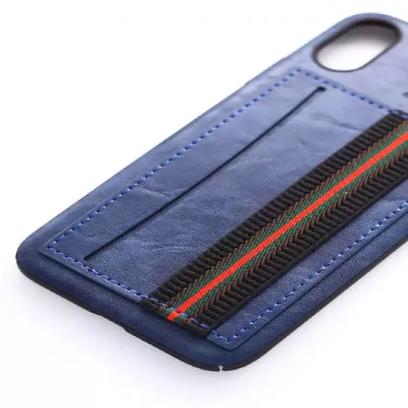 Evelatus Apple iPhone X Cubit Plastic Blue Cover posteriore