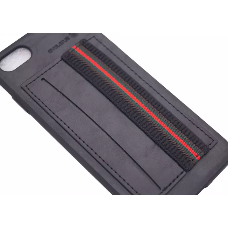 Evelatus Apple iPhone 7/8 Cubit custodia protettiva in plastica nera