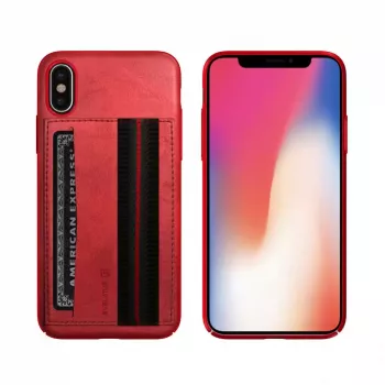 Evelatus Samsung S10e Cubit cover posteriore in plastica rossa