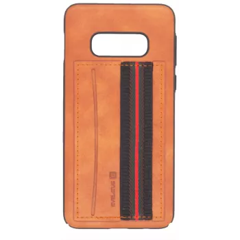 Evelatus Samsung Galaxy S10e Cubit cover posteriore in plastica marrone