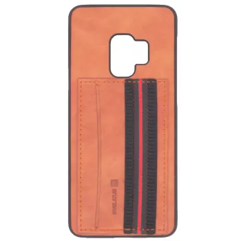 Evelatus Samsung Galaxy S9 Cubit cover posteriore in plastica marrone