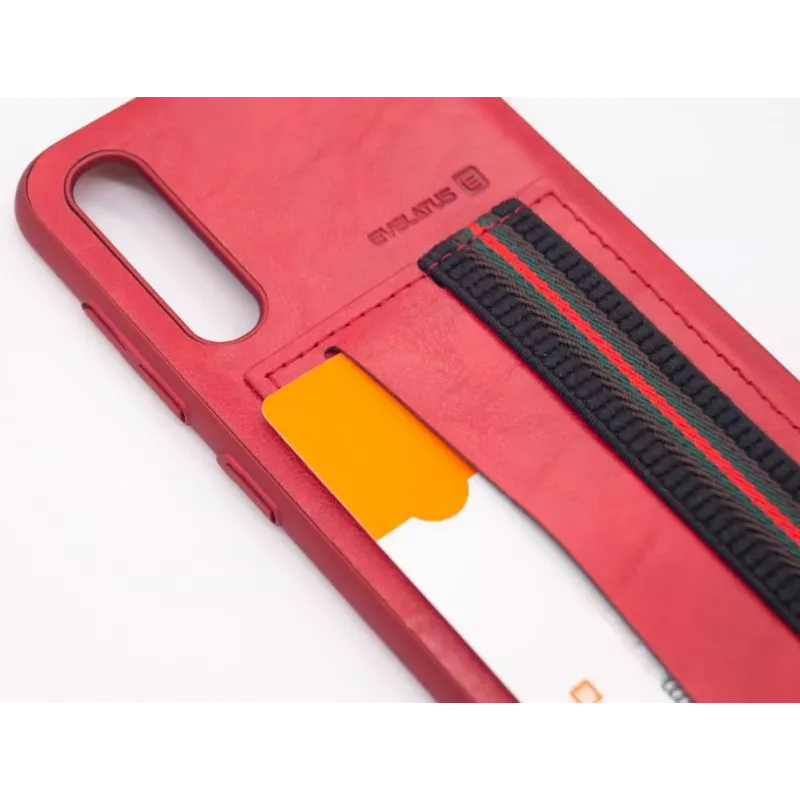 Evelatus Samsung Galaxy A50 Cubit custodia protettiva in plastica rossa