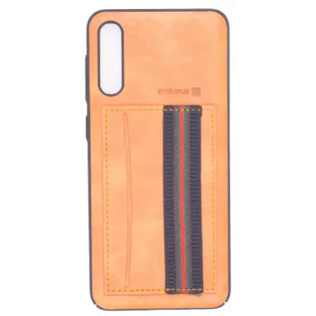 Evelatus Samsung Galaxy A50 Cubit custodia protettiva in plastica marrone