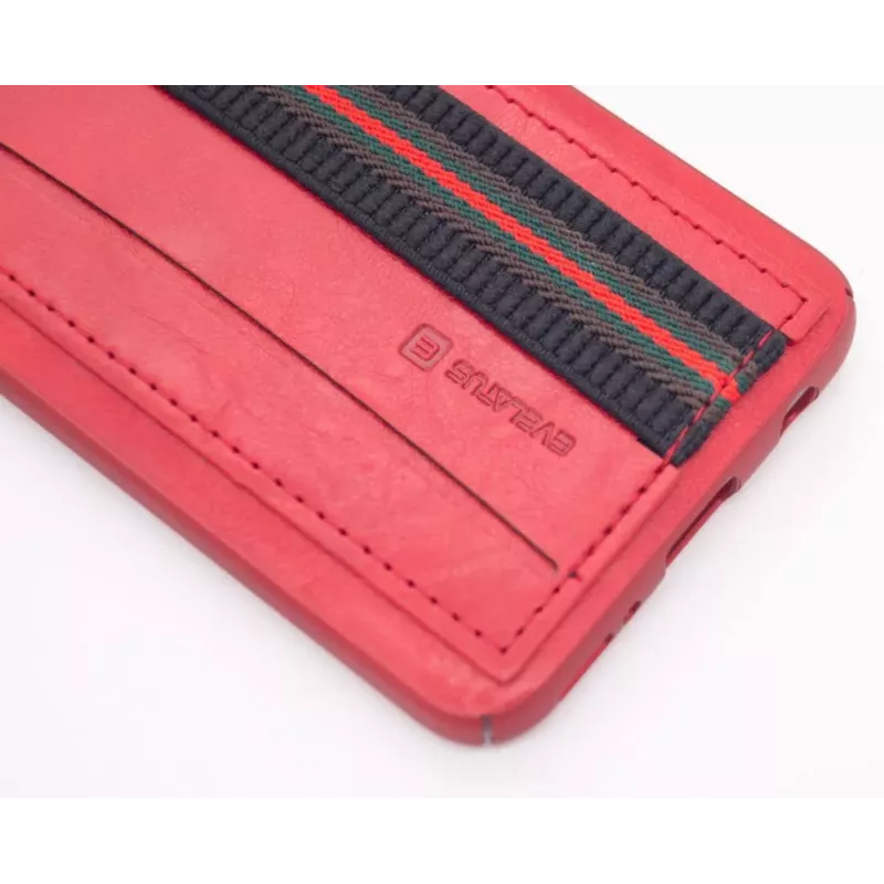 Evelatus Samsung A40 Cubit cover posteriore in plastica rossa