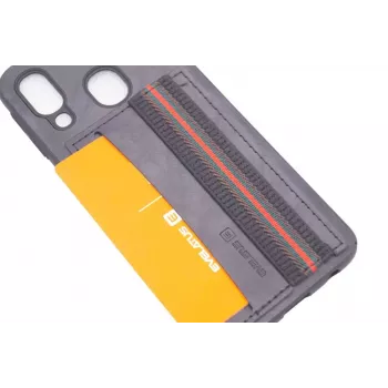 Evelatus Samsung A40 Cubit custodia protettiva in plastica nera
