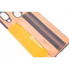 Evelatus Samsung Galaxy A40 Cubit cover posteriore in plastica marrone