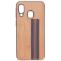 Evelatus Samsung Galaxy A40 Cubit cover posteriore in plastica marrone