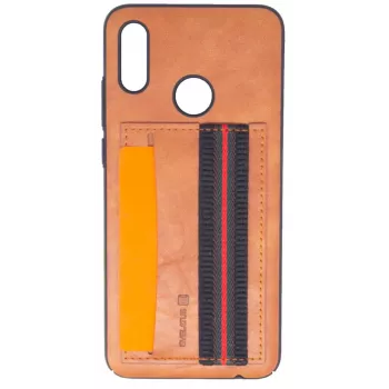 Evelatus Cubit custodia protettiva in plastica marrone per Huawei P smart 2019