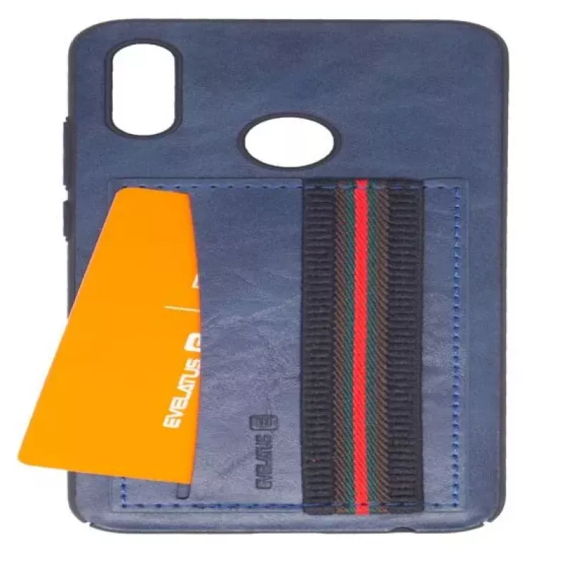 EVELATUS Huawei P Smart 2019 Cubit custodia protettiva in plastica blu