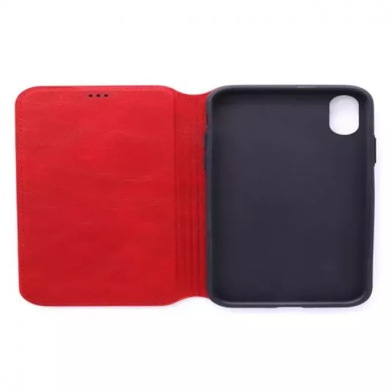 Evelatus Apple iPhone X cover posteriore in silicone liquido rossa