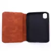 Evelatus Apple iPhone X / XS Cissais cover posteriore in pelle marrone