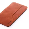 Evelatus Apple iPhone X / XS Cissais cover posteriore in pelle marrone